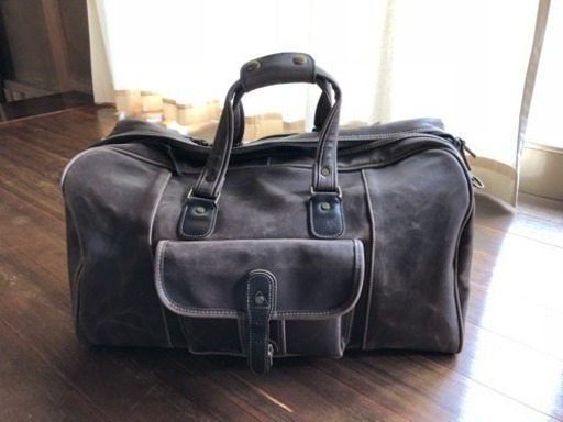 旅行用バック（本革）