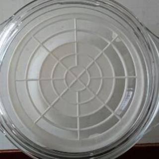 電子レンジようの鍋  ガラス製
