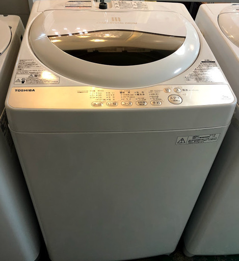 【送料無料・設置無料サービス有り】洗濯機 2016年製 TOSHIBA AW-5G3② 中古