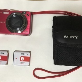 中古 デジタルカメラ サイバーショットDSC-W170 電池二個...