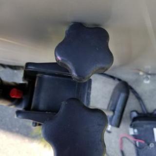 ゴムボート　モーターガイドフットコン36 バッテリー、充電器つき