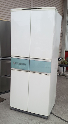 《姫路》シャープ☆ノンフロン6ドア冷凍冷蔵庫SJ-HV46J(455L) 自動製氷機能付き【動作良好】