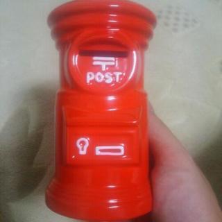 【新品】レトロな郵便ポストの貯金箱