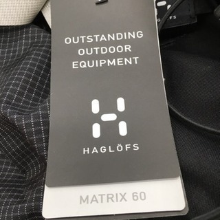 ♪HAGLOFS MATRIX60 ホグロフス ザック バックパック 未使用 おまけ付き♪