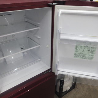 札幌 ② ワインレッド アクア 冷蔵庫 157L 2016年製 AQR-16E 100Lクラス