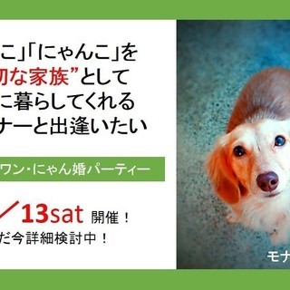 満員御礼！　10.13sat  犬・猫大好きコン　byご縁チャンネル - 台東区