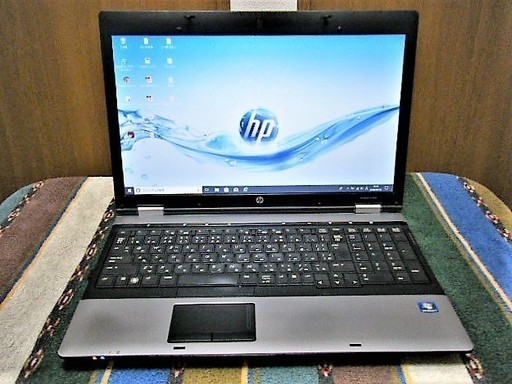 15.6型/hp/高性能Core i5/大容量！HDD320GB/メモリ4GB♪/MS Office✎/DVDコピー可/すぐ繋がるWi-Fi/すぐ使えるWindows10♪/リカバリメディア付
