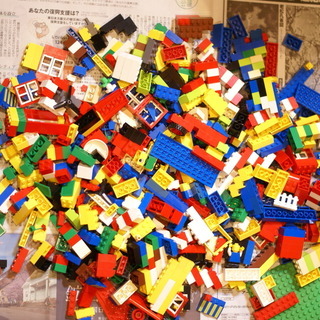 レゴ 赤いバケツ 青いバケツ その他 ミックス 1,415g