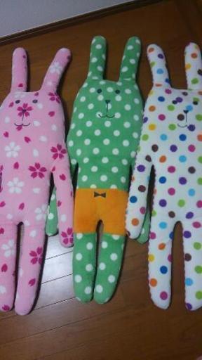 クラフトホリックうさぎ３つ 羊1218 武蔵小山の寝具 枕 の中古あげます 譲ります ジモティーで不用品の処分