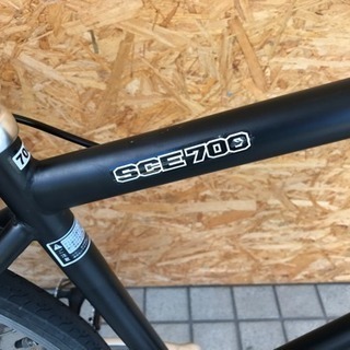 クロスバイク あさひ SCE700 クロスバイク 6速 ブラック【引取限定】
