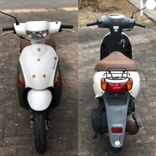 インジェクション‼️ スズキ レッツ4 ホワイト レッツ(4サイクル