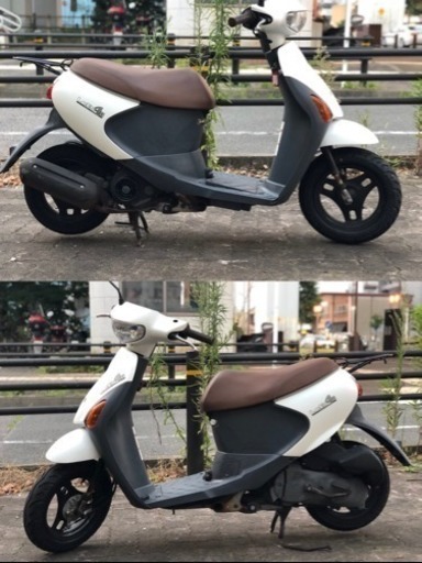 スズキレッツ4パレット CA41A 白 丸目のキュートな原付