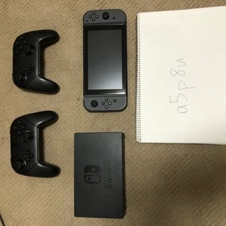 任天堂スイッチ+ゲームソフト2個+PROコントローラー2個