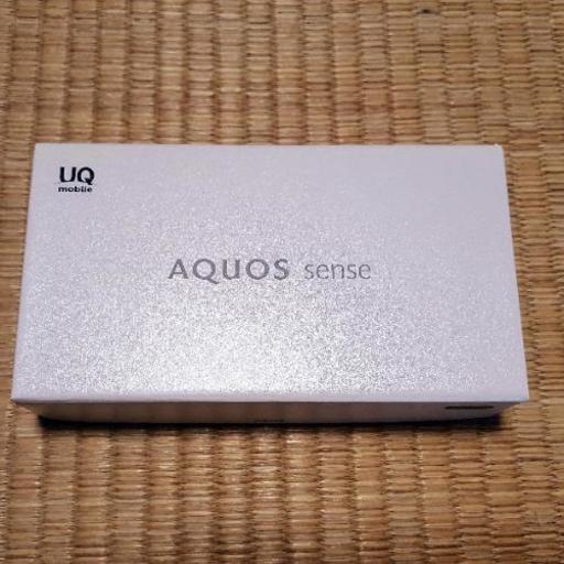 AQUOS sense 美品 UQモバイル simフリー防水おサイフケータイ
