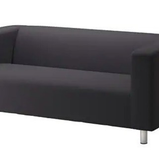 【受付終了】IKEA 2人掛けソファ ブラック