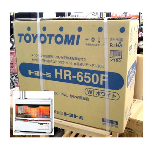 ★トヨトミ/TOYOTOMI 煙突式 石油 ストーブ HR-650K　2021年 トヨトミ HR-650K(W) 煙突式ストーブ