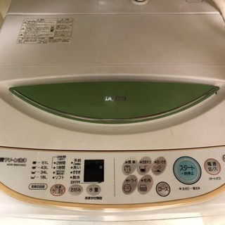 サンヨー2008？年 6.0kg洗濯機