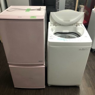 冷蔵庫、洗濯機2種セット!