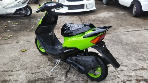 ホンダライブディオZX仕様 AF34 ライムグリーン/黒 カスタムペイントZX