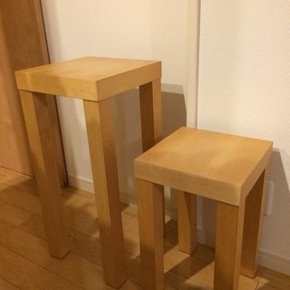 IKEA 木製フラワースタンドセット