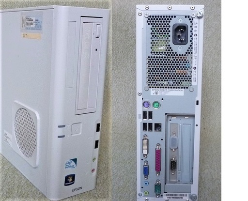 ディスクTOP　PC　EPSON　Win10　4GB 現役