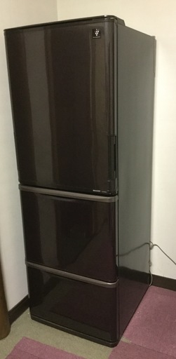 SHARP 冷蔵庫（350L・どっちもドア） ブラウン系 プラズマクラスター冷蔵庫 美品です！