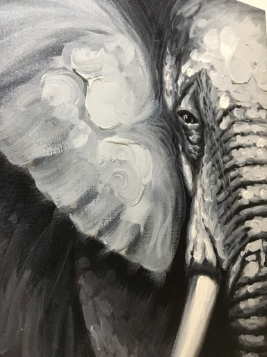 990 990 象 オシャレアートボード大 油絵 絵画 インテリア 銀 方南町のインテリア雑貨 小物 その他 の中古あげます 譲ります ジモティーで不用品の処分