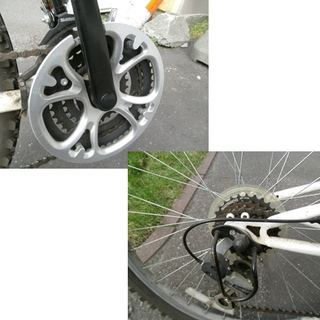 札幌市 HEAD/ヘッド マウンテンバイク 26インチ 18段変速 白/ホワイト