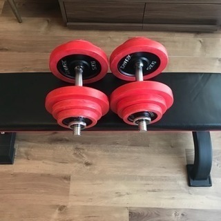 中古ダンベルとベンチ売ります