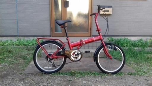 折りたたみ自転車 20インチ Key-bee(123) (Ryo) 柴田の折りたたみ 