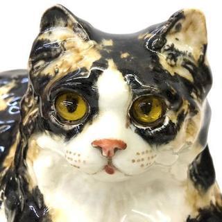 【レア】　ネコの置き物　陶器　ケンジントン キャット　イングラン...