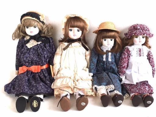 Sankyo　サンキョー　オルゴール人形　まとめ　4体セット　COLLECTION DE POUPEES　アンティーク