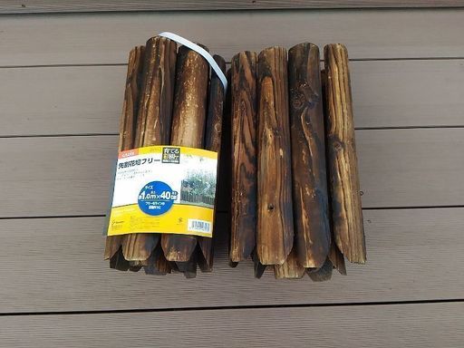 木製花壇枠 先割連杭 新品 シェルティー 札幌のその他の中古あげます 譲ります ジモティーで不用品の処分