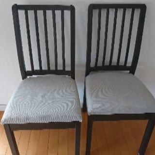 IKEAイケア 椅子 チェア2脚セット EKEDALEN エーケ...