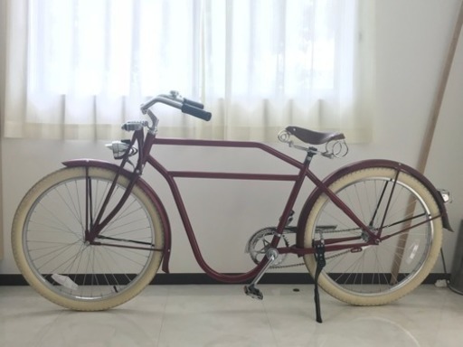 “Board track racer style “ bicycle red ボードトラックレーサースタイル バイク