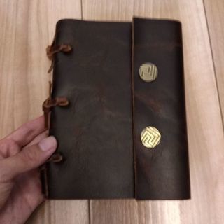 【未使用品】革製のメモ帳