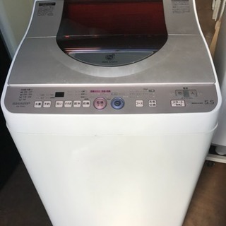 洗濯機 シャープ  一人暮らし 5.5kg洗い ES-TG55J...