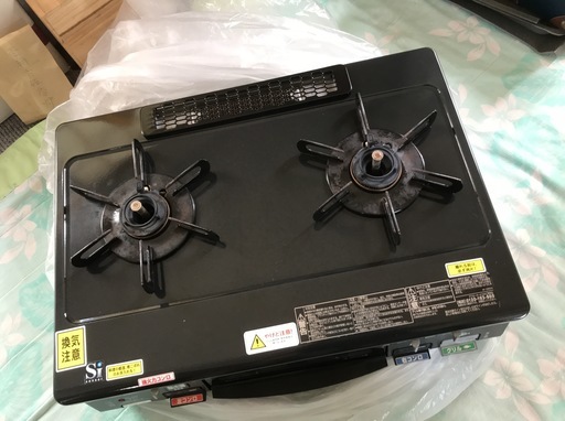 パロマ　ガスコンロ　IC-N900B-L　中古美品　魚焼きグリル未使用
