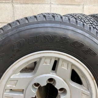 71 78プラド ナローボディ 純正ホイール タイヤ 配送 バリ山 215/80R16