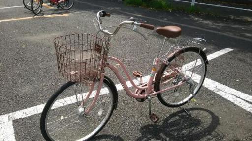 シティサイクル(ピンクの自転車)