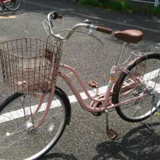 シティサイクル(ピンクの自転車)