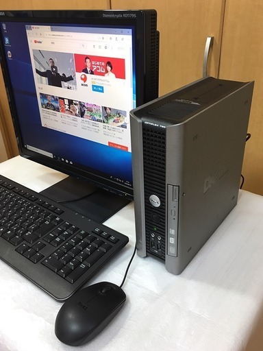 [整備済] OPTIPLEX760(Win10)+モニタなど一式