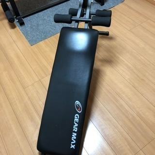 ベンチプレス台、バーベルシャフト、シットアップベンチセット