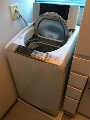 洗濯機 日立ビートウォッシュ 8k 乾燥機能付き