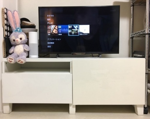 IKEAテレビ台ホワイト