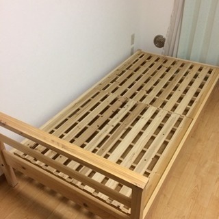 ニトリ 2013年製 木製シングルベッド