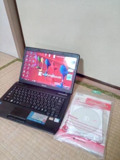 東芝 TOSHIBA ノートパソコン セットアップ済み DVD 無線LAN WiFi pc