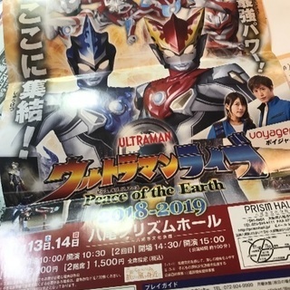 10/14 ウルトラマンライブ2018 ペアチケット