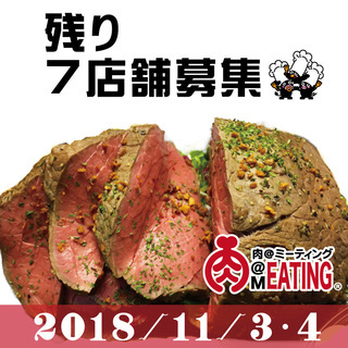 出店募集　肉MEATIG＠はなさき水上公園