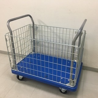 ★激安★カゴ付き台車 金網付き ゴミ出し 事務所 店舗